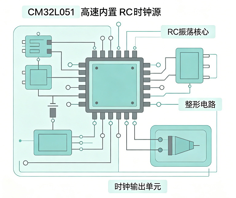 高速内置RC振荡时钟