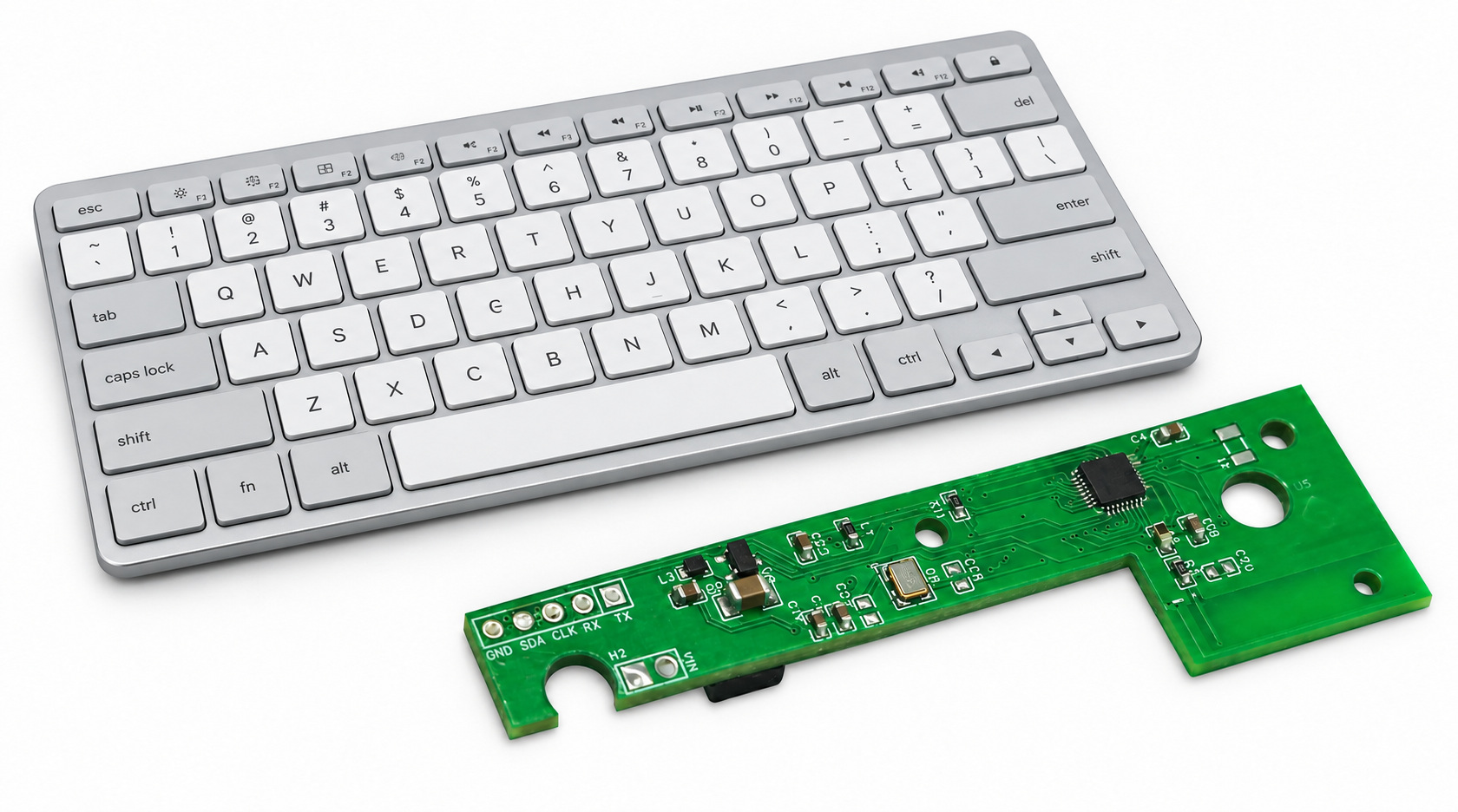 中微半导蓝牙键盘开发套件PCB